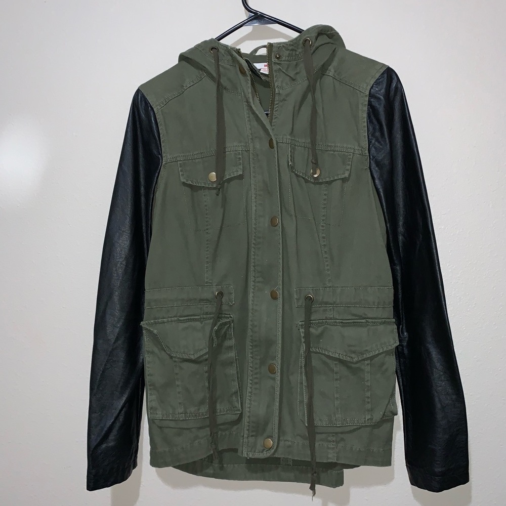 Women’s olive green jacket